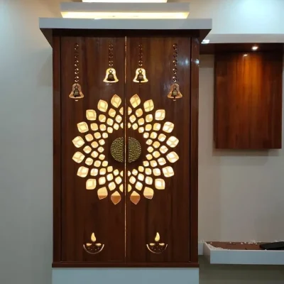 Pooja Room interior design in Trichy