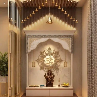 Pooja Room interior design in Trichy
