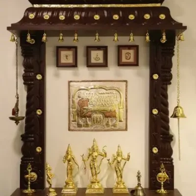 Pooja Room interior design in Trichy