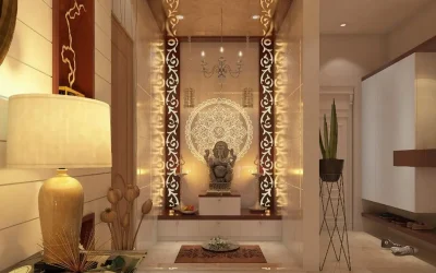 Pooja Room interior design in Trichy