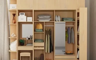Wardrobe interior design in Trichy