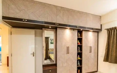 Wardrobe interior design in Trichy